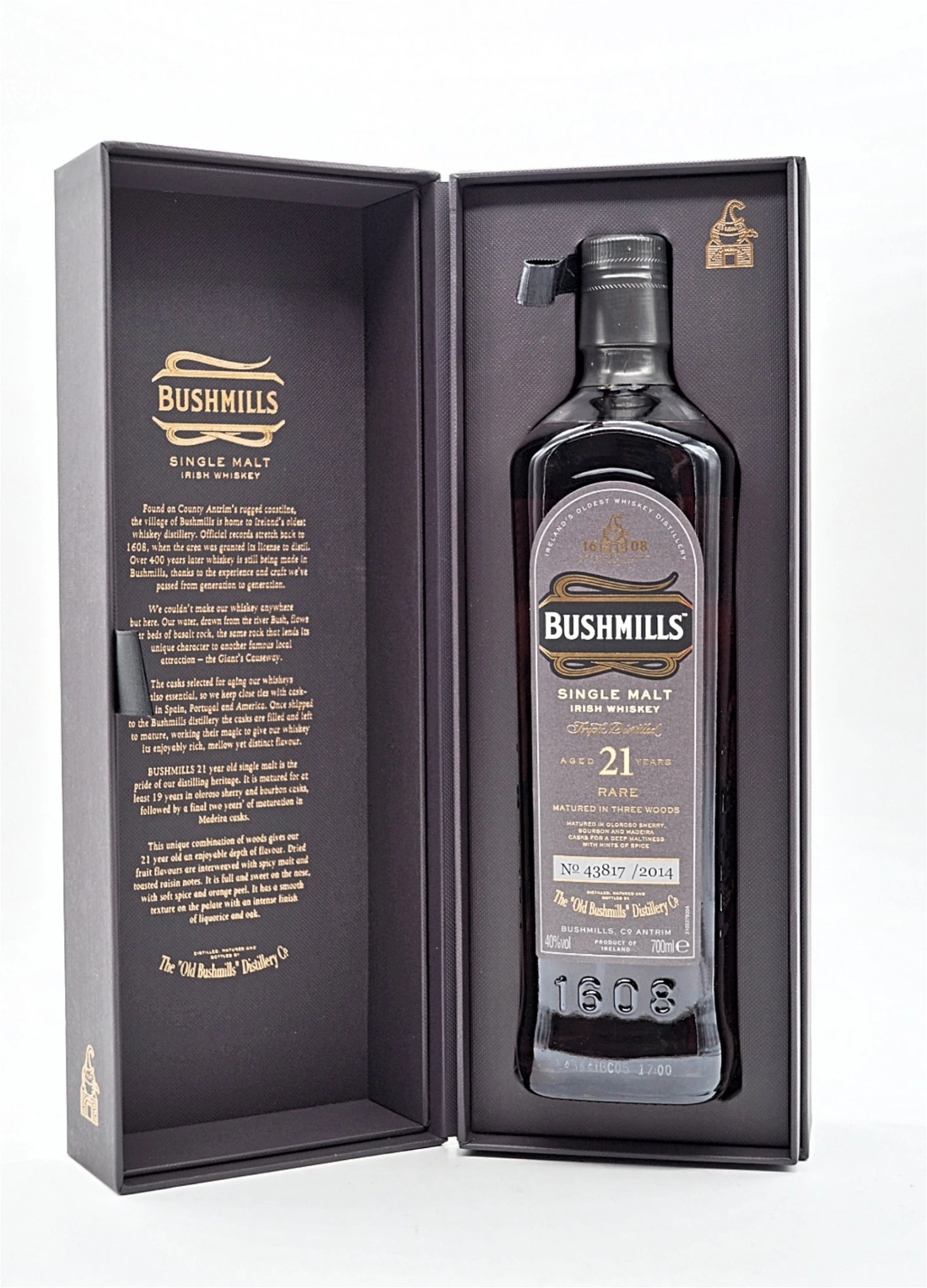 21 Jahre Rare Single Malt Irish Whiskey – Bild 3