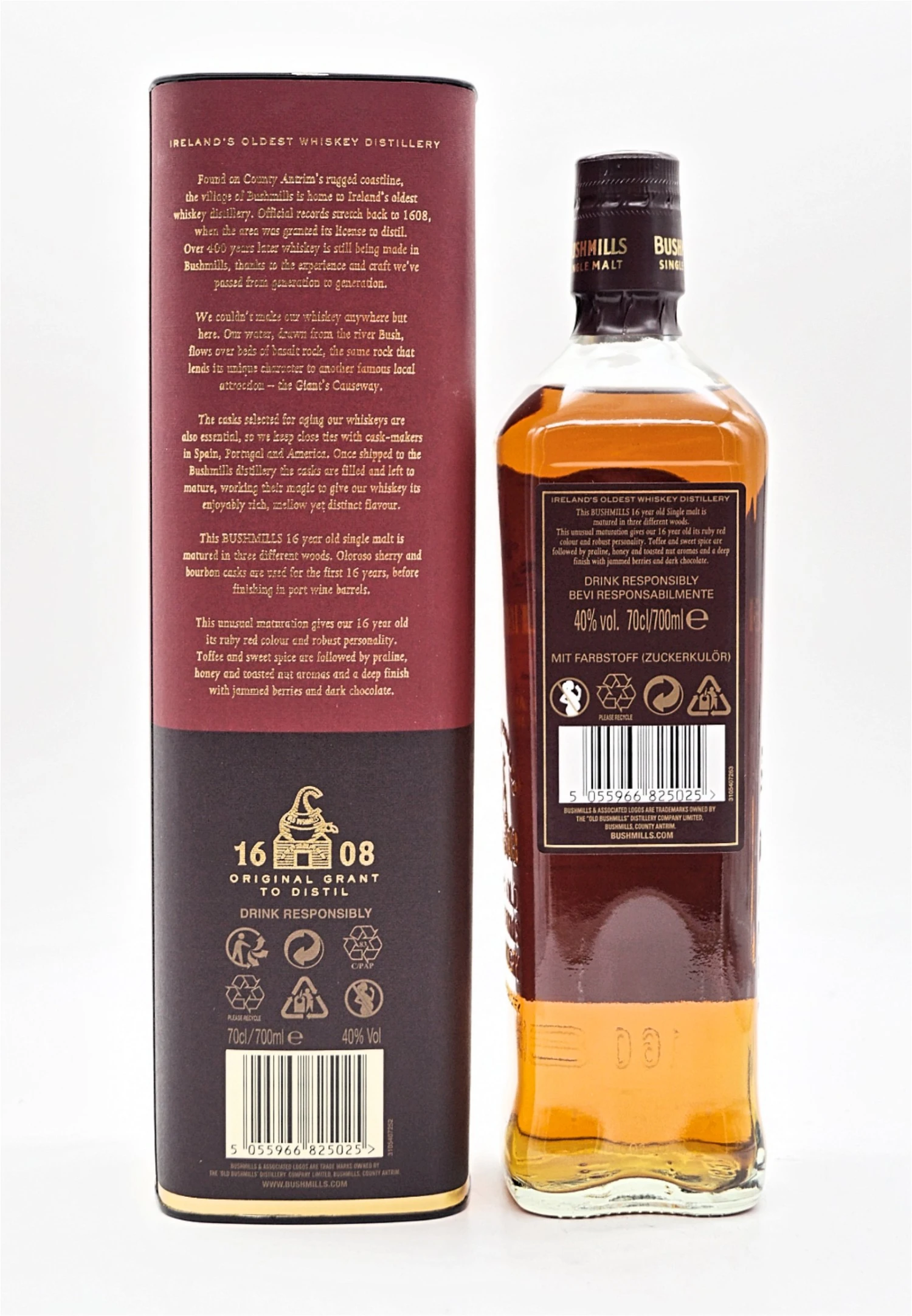 16 Jahre Single Malt Irish Whiskey – Bild 2