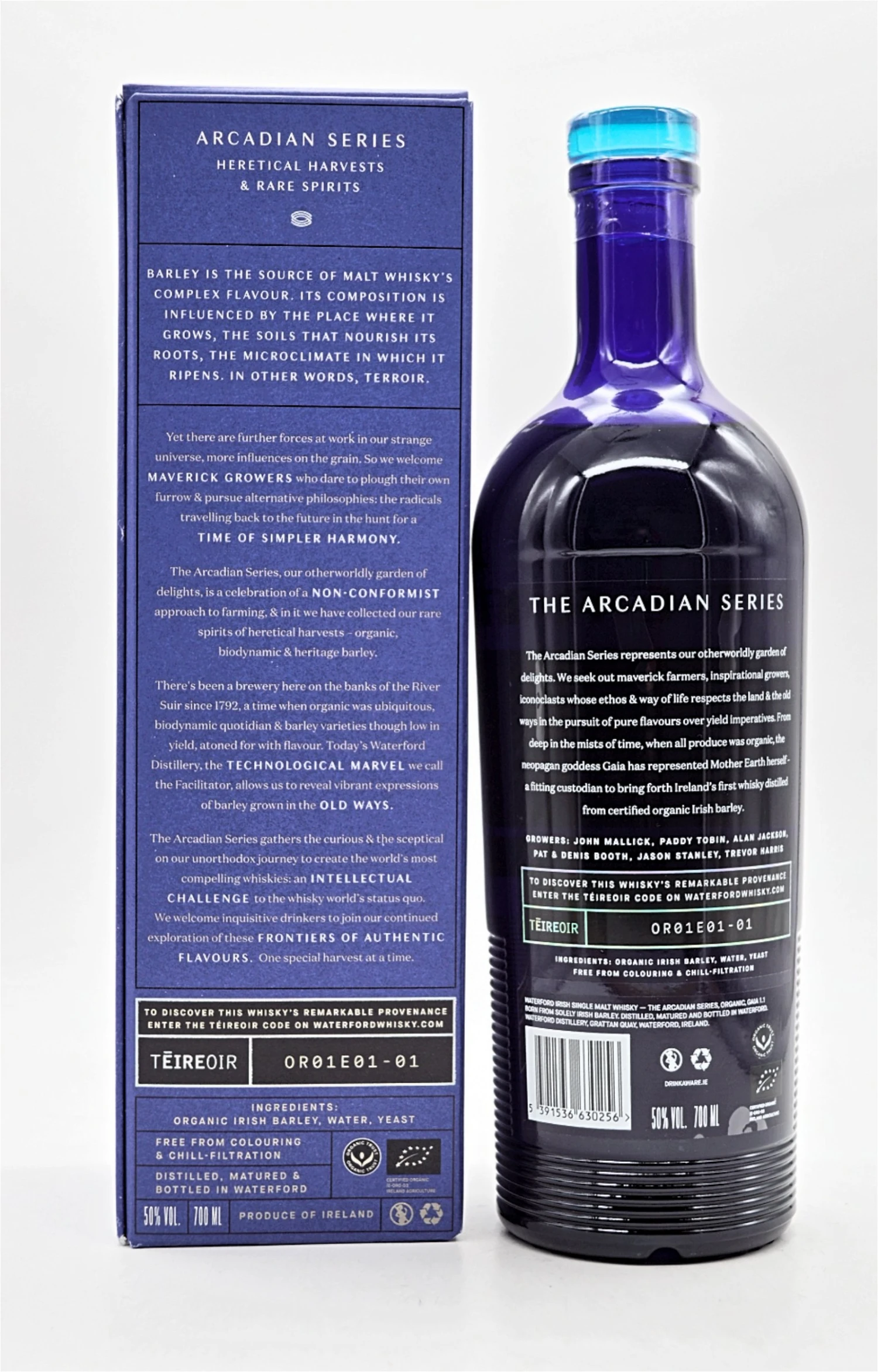 Waterford Organic Gaia 1.1. Arcadian Series Irish Single Malt Whisky – Bild 2