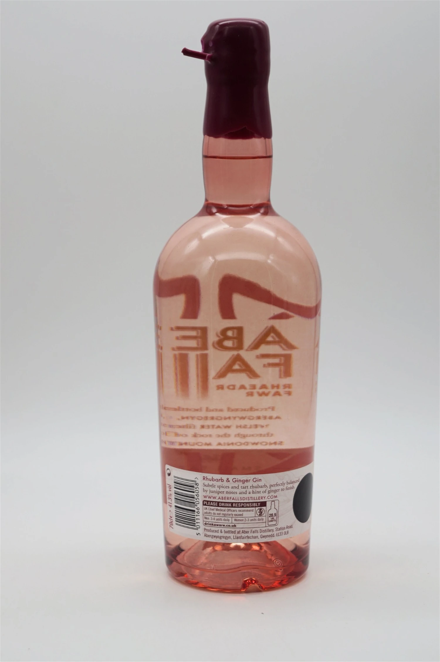 Welsh Gin Rhubarb & Ginger – Bild 2