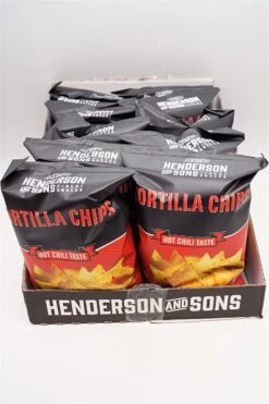 Tortilla Chips Hot Chili Taste 10x125g Sparset