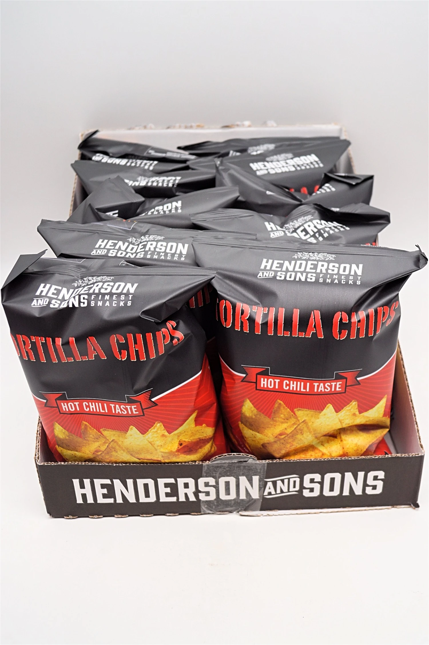 Tortilla Chips Hot Chili Taste 10x125g Sparset