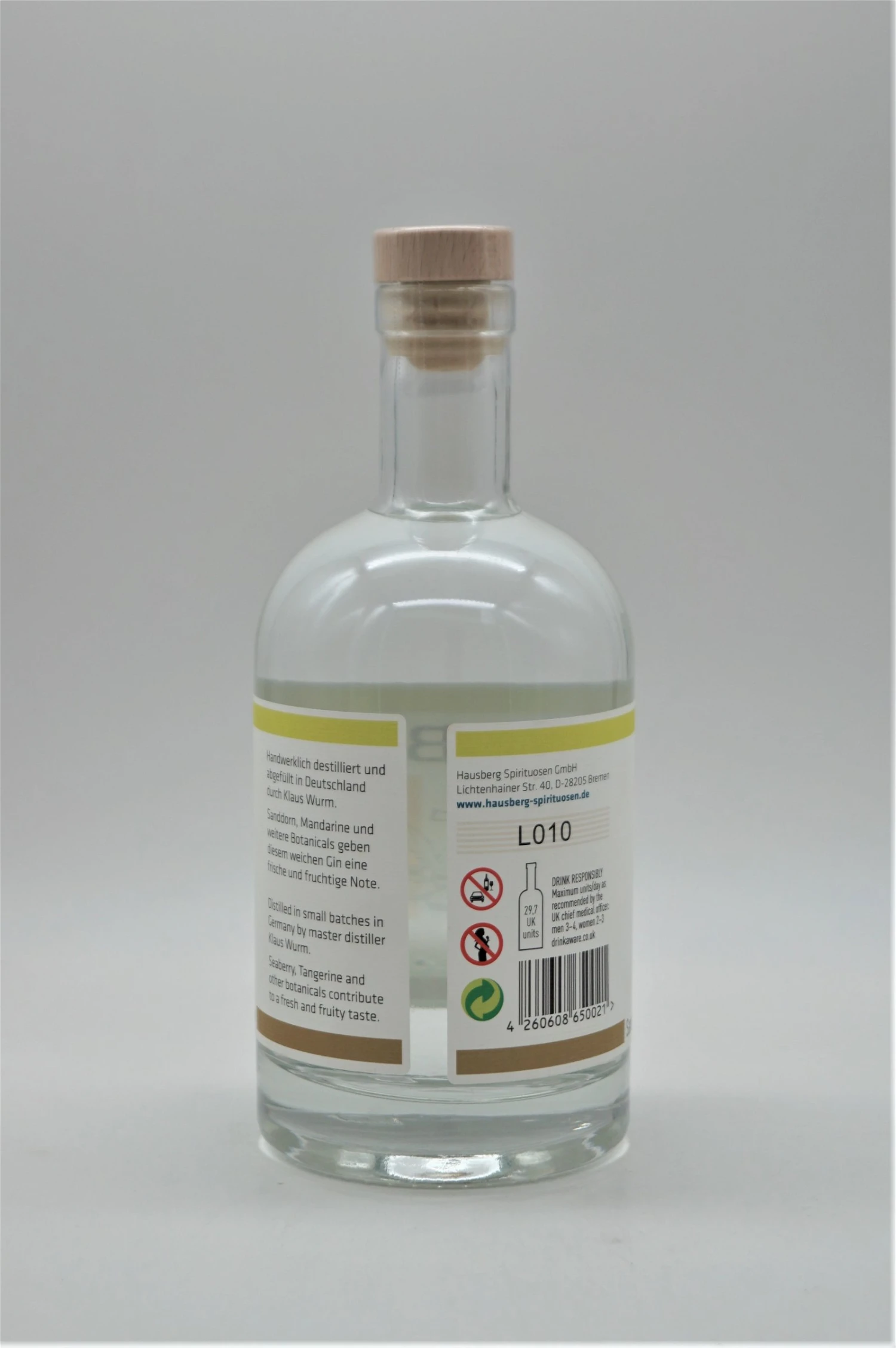 Gin No. 2 Sanddorn Und Mandarine – Bild 2